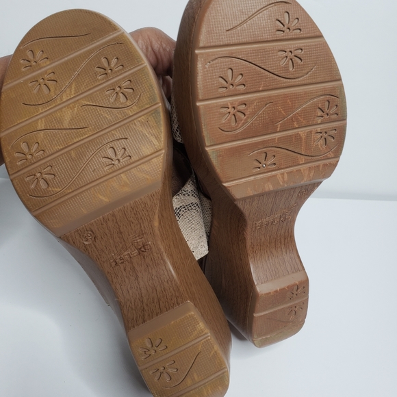 Dansko Snake Print Open Toe Clog Size 39/8.5 - Picture 15 of 15